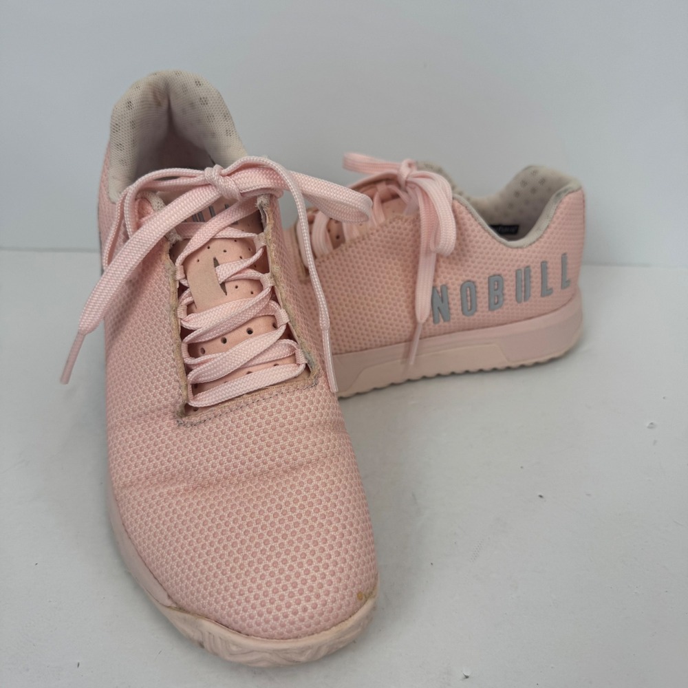 NOBULL Womens Trainer Pink Mesh CrossFit‎ Lifting Shoes Size 7
